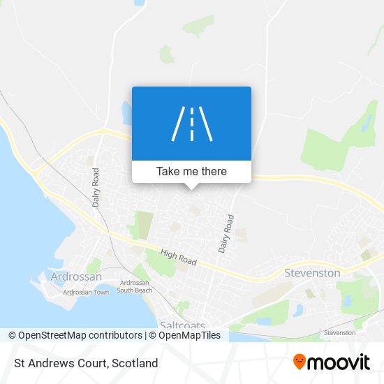 St Andrews Court map