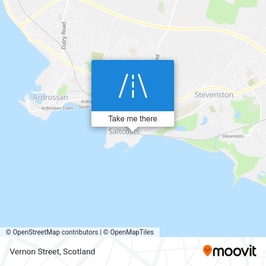 Vernon Street map