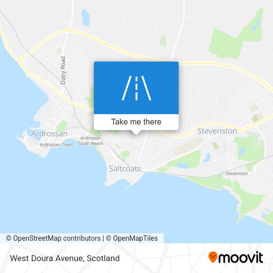 West Doura Avenue map