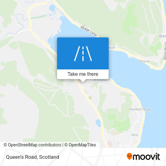 Queen's Road map