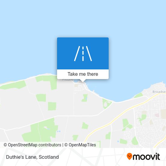 Duthie's Lane map