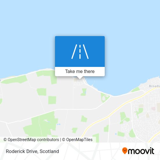Roderick Drive map