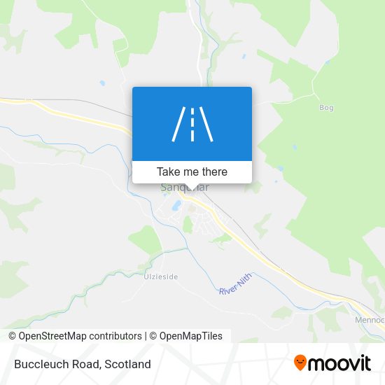 Buccleuch Road map