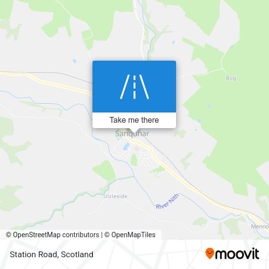 Station Road map