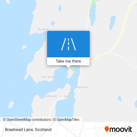 Braehead Lane map