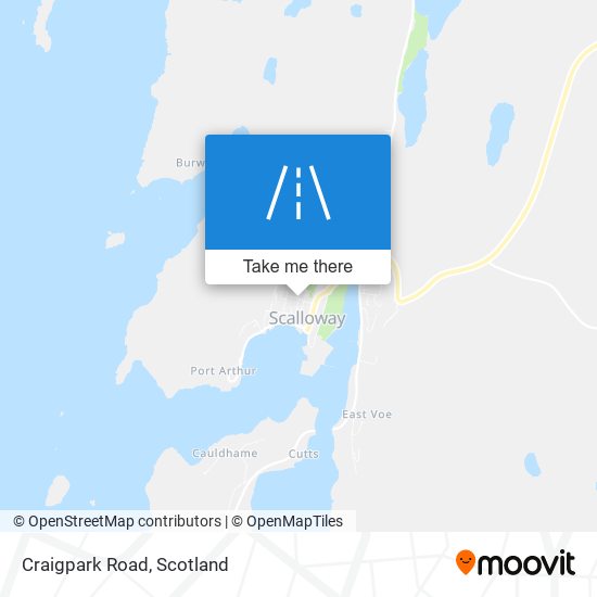 Craigpark Road map