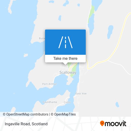 Ingaville Road map
