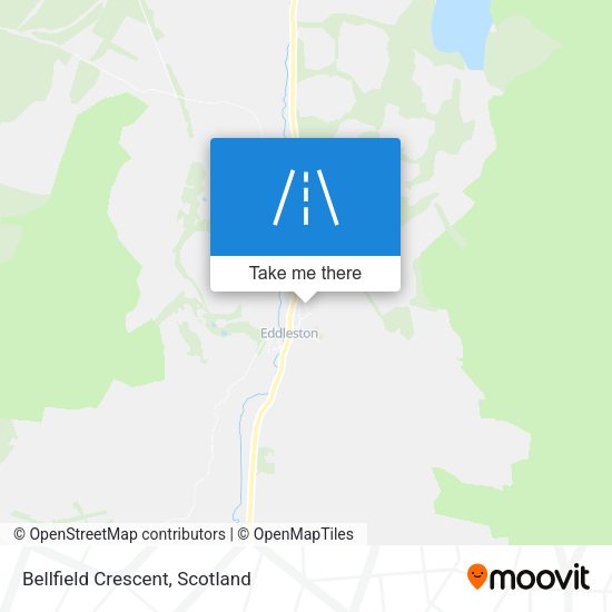 Bellfield Crescent map