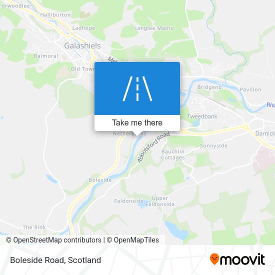 Boleside Road map