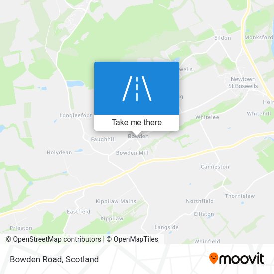 Bowden Road map