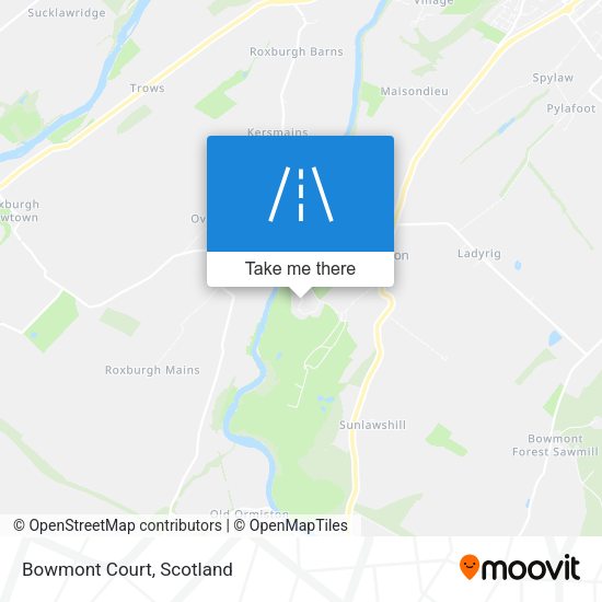 Bowmont Court map