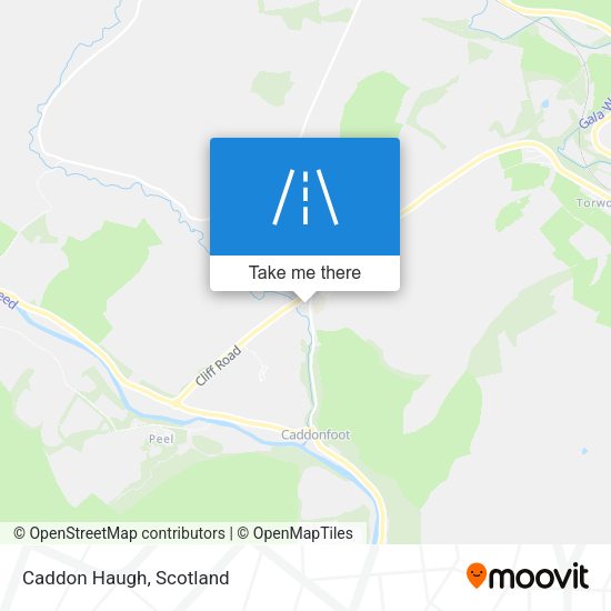 Caddon Haugh map