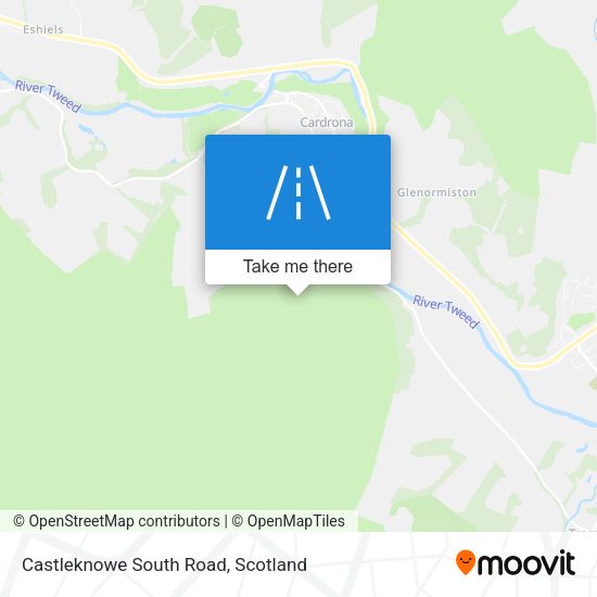 Castleknowe South Road map