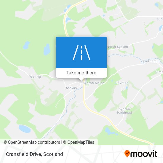 Cransfield Drive map