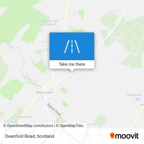 Deanfoot Road map