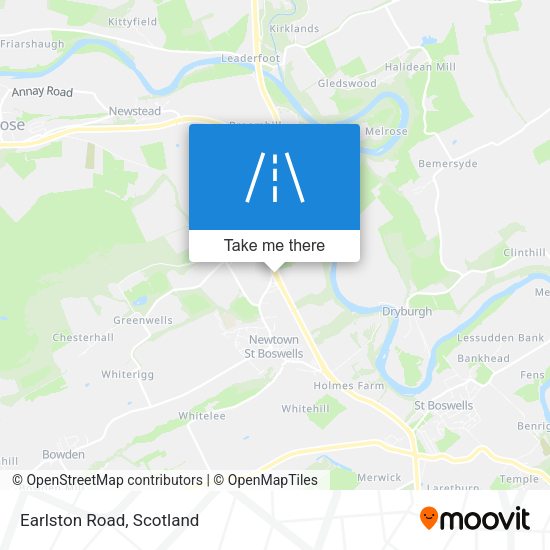 Earlston Road map