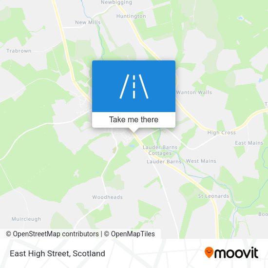 East High Street map