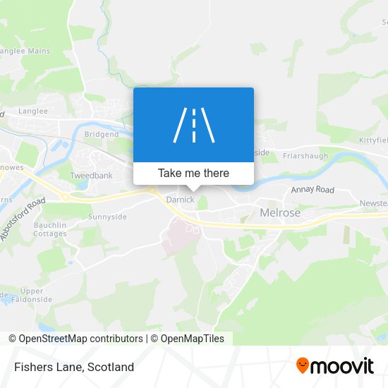 Fishers Lane map