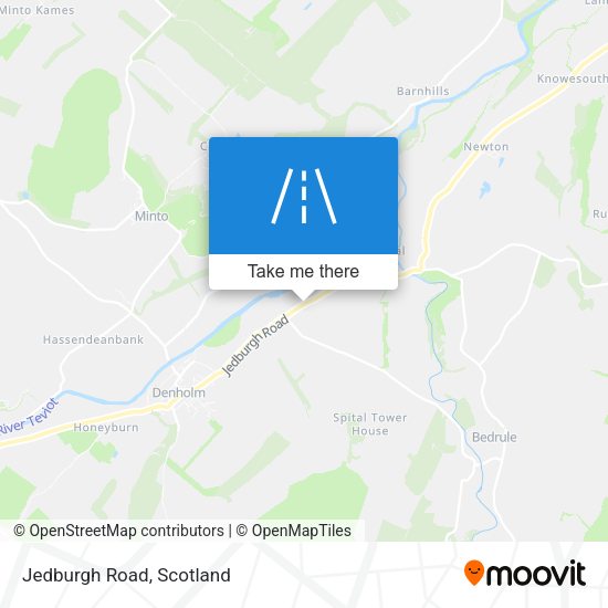 Jedburgh Road map