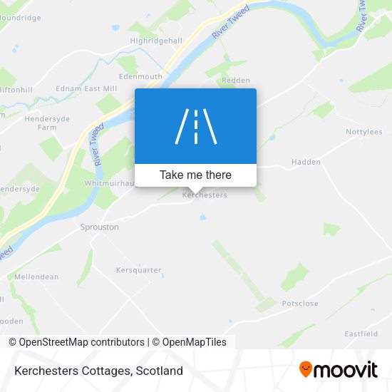 Kerchesters Cottages map