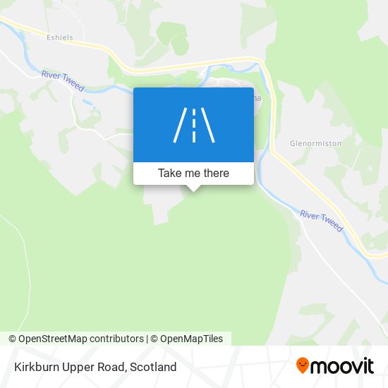 Kirkburn Upper Road map