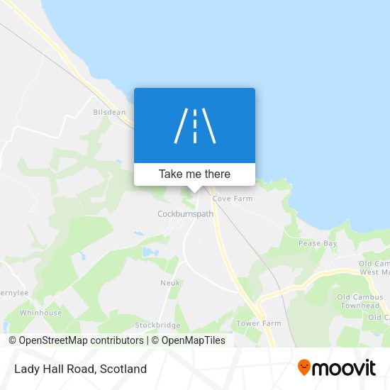 Lady Hall Road map
