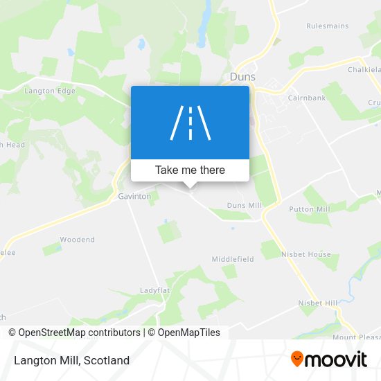 Langton Mill map
