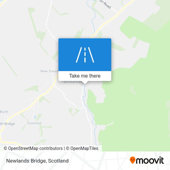 Newlands Bridge map