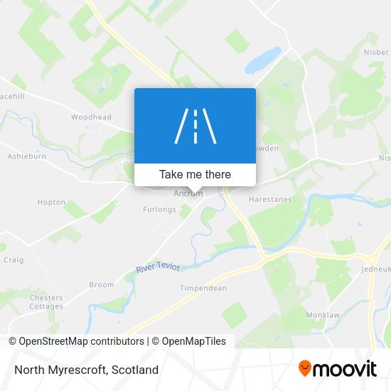 North Myrescroft map