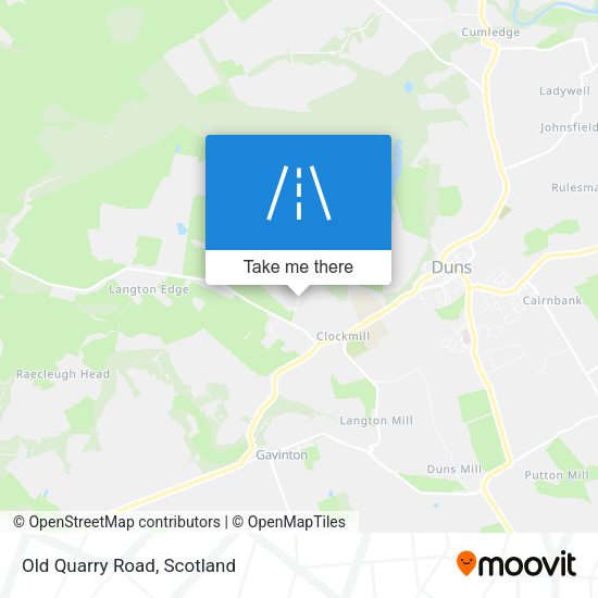 Old Quarry Road map