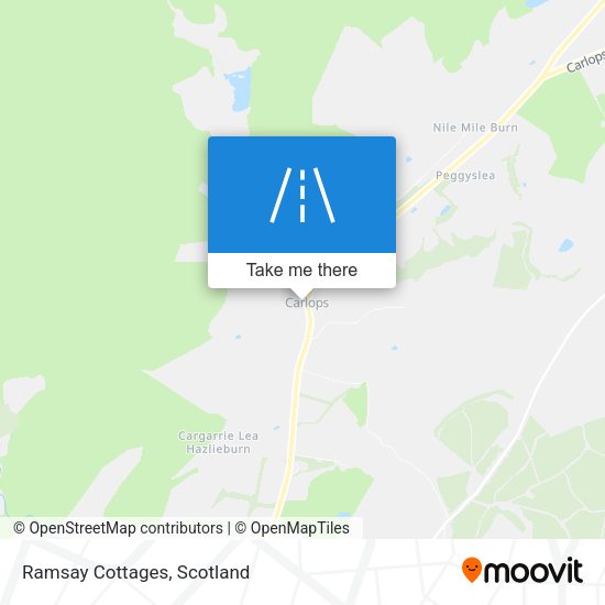 Ramsay Cottages map