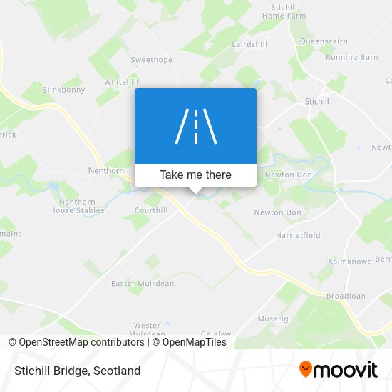 Stichill Bridge map