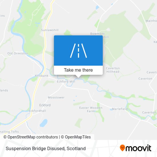 Suspension Bridge Disused map