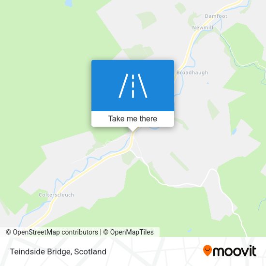 Teindside Bridge map
