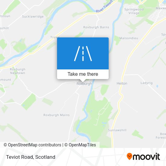 Teviot Road map
