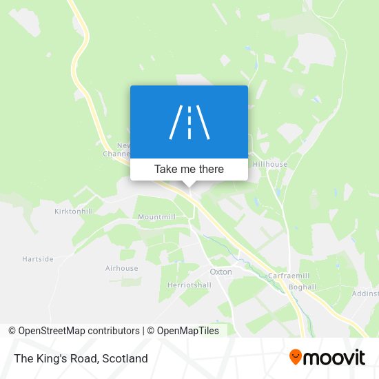 The King's Road map