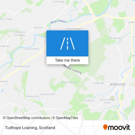 Tudhope Loaning map