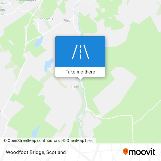 Woodfoot Bridge map