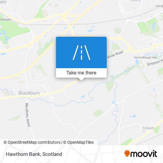 Hawthorn Bank map