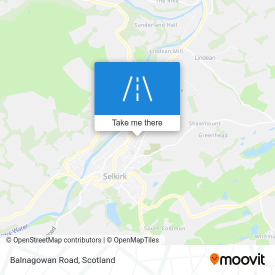 Balnagowan Road map