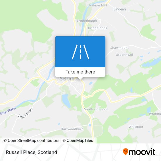 Russell Place map
