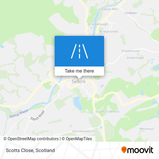 Scotts Close map