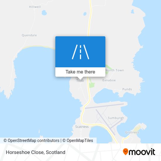 Horseshoe Close map