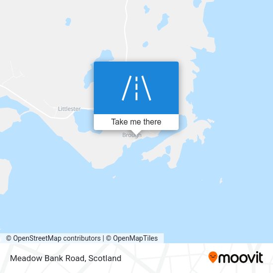 Meadow Bank Road map