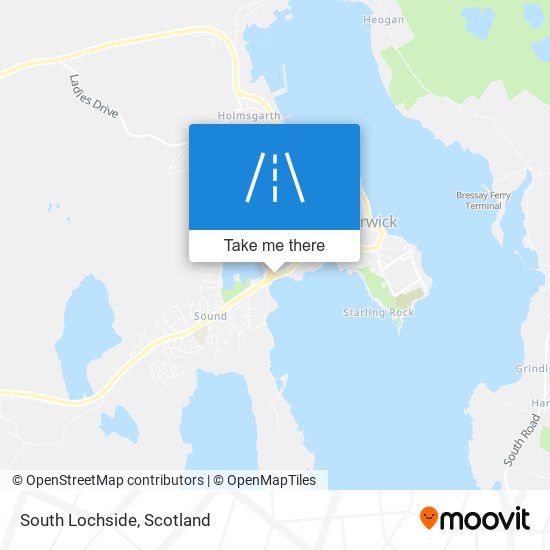 South Lochside map