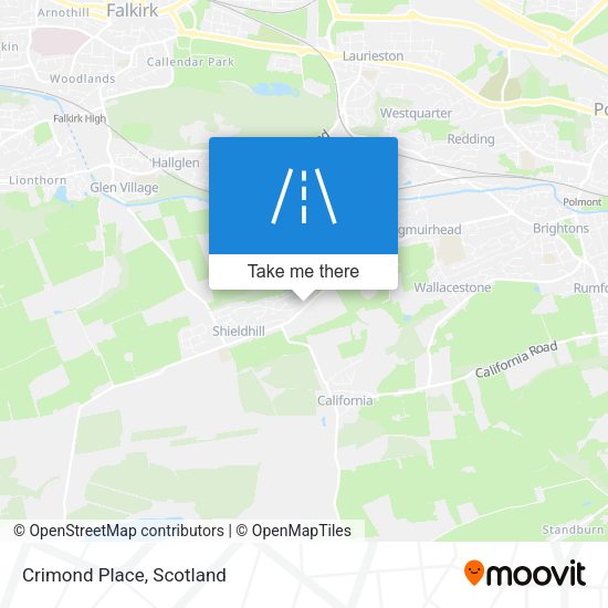 Crimond Place map