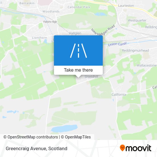 Greencraig Avenue map