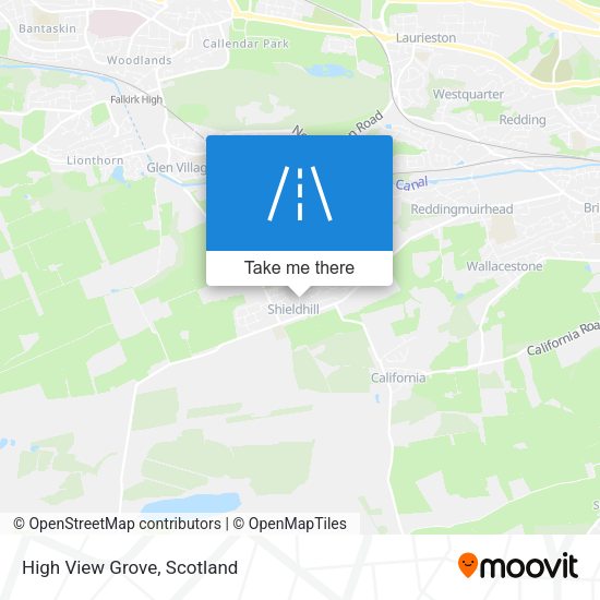 High View Grove map