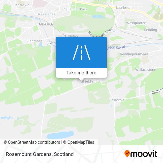 Rosemount Gardens map