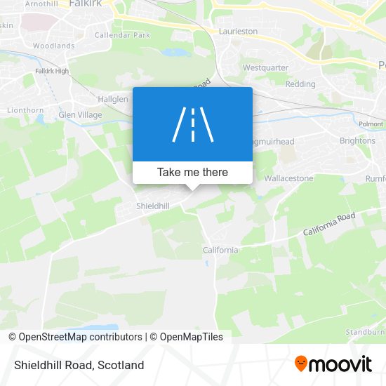Shieldhill Road map